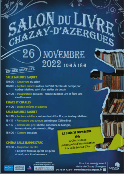 Affiche chazay programme
