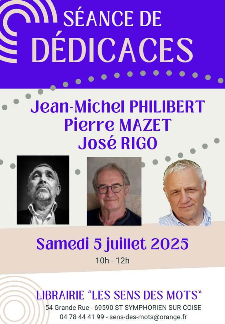 Dedicaces juillet 25