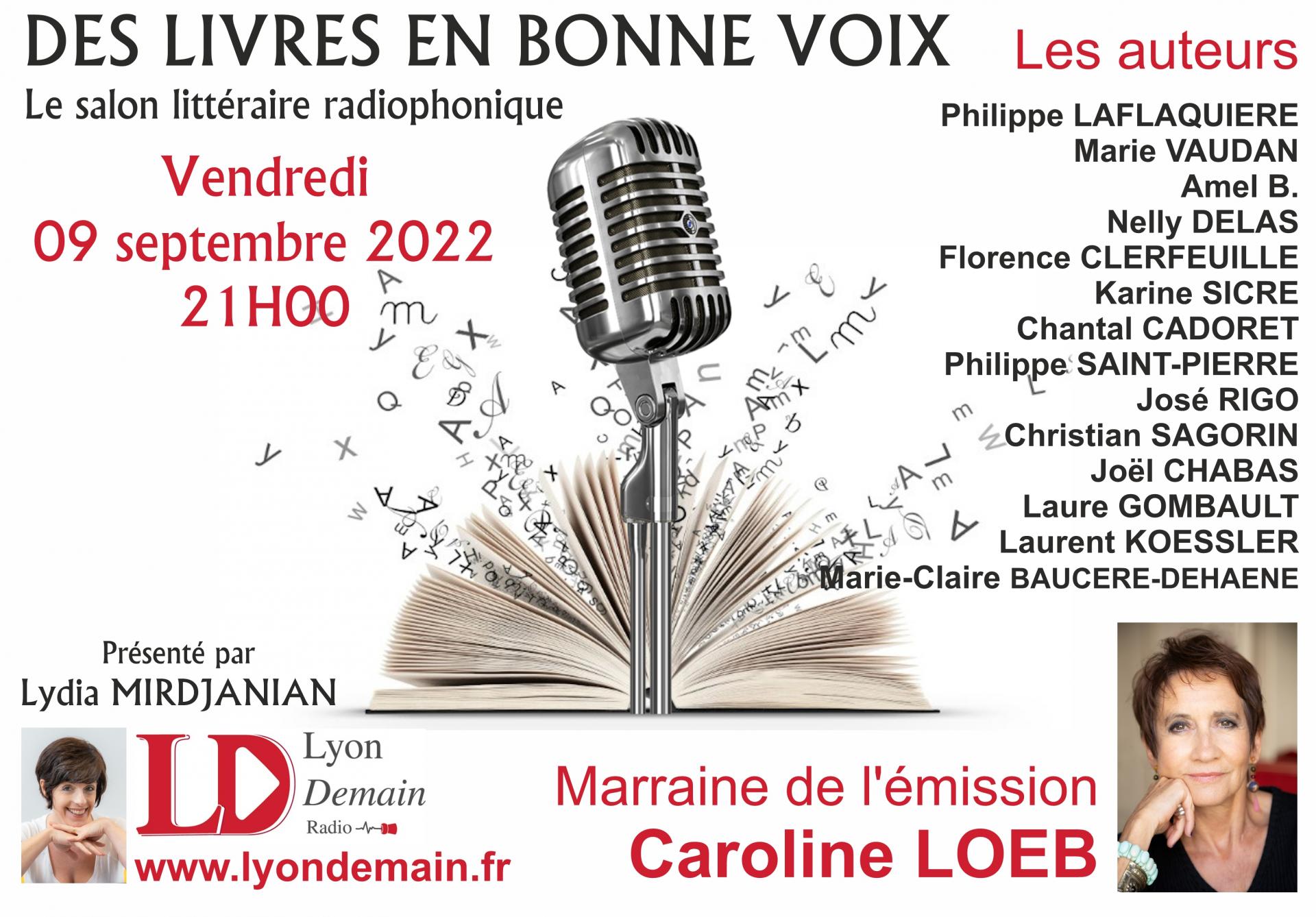 Des livres en bonne voix 9 sept 2022